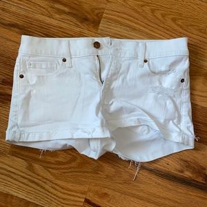 White Abercrombie Shorts